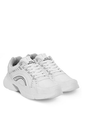 Slazenger MOSSPORT I Erkek  Beyaz / Gri Koşu & Yürüyüş Spor Ayakkabısı