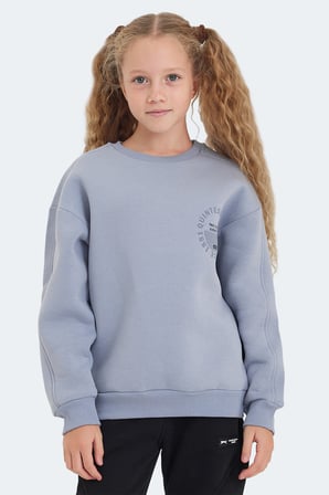 Slazenger LONE 2 li Set Unisex Çocuk  Siyah -Taş Gri Sweatshırt