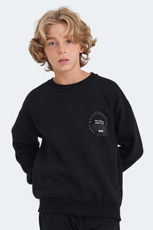 Slazenger LONE 2 li Set Unisex Çocuk  Siyah -Taş Gri Sweatshırt