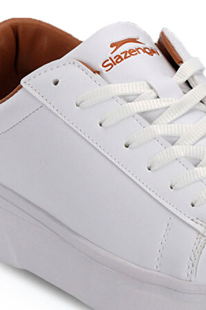 Slazenger FLASH IN Erkek  Beyaz / Taba Günlük Spor Ayakkabısı