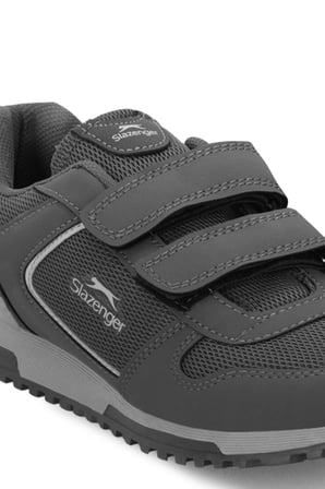 Slazenger ALLURE I Erkek Cırt Cırtlı Koyu Gri Günlük Spor Ayakkabısı