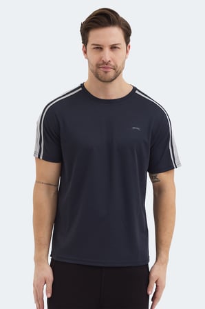 Slazenger REWIND Erkek  Koyu Gri Tişört