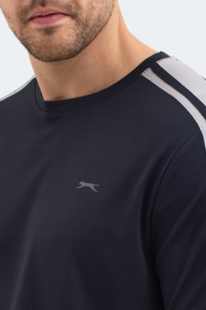 Slazenger REWIND Erkek  Koyu Gri Tişört