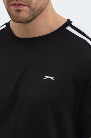 Slazenger REWIND Erkek  Siyah Tişört