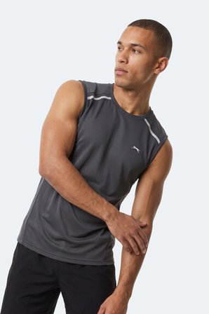 Slazenger REXIS Erkek  Koyu Gri Tişört