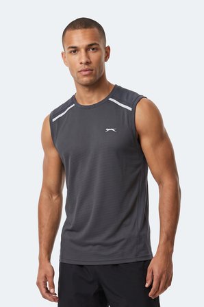 Slazenger REXIS Erkek  Koyu Gri Tişört