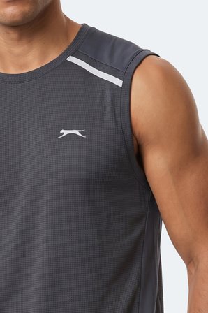 Slazenger REXIS Erkek  Koyu Gri Tişört
