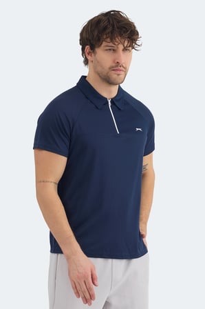 Slazenger REYANA Erkek Polo Yaka Lacivert Tişört