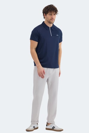 Slazenger REYANA Erkek Polo Yaka Lacivert Tişört
