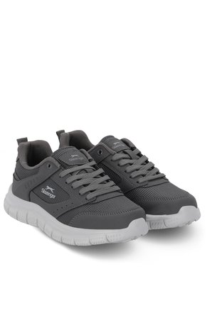 Slazenger GLEN I Erkek  Koyu Gri Koşu & Yürüyüş Spor Ayakkabısı