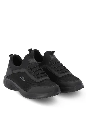Slazenger EBONY I Erkek  Siyah / Siyah Koşu & Yürüyüş Spor Ayakkabısı