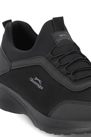 Slazenger EBONY I Erkek  Siyah / Siyah Koşu & Yürüyüş Spor Ayakkabısı