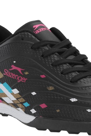 Slazenger CANARIA Erkek Çocuk Halı Saha Siyah Futbol Ayakkabısı