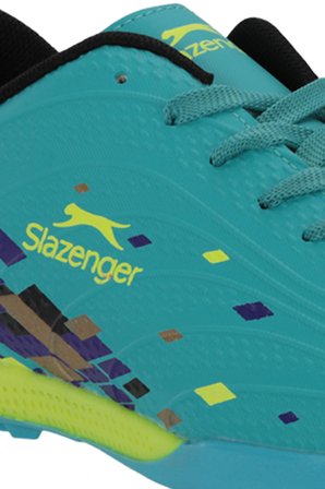 Slazenger CANARIA Erkek Çocuk Halı Saha Turkuaz Futbol Ayakkabısı