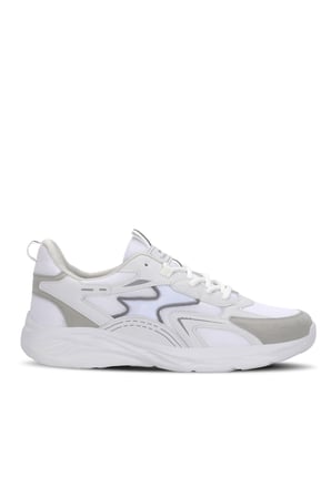 Slazenger SKYLINE I Erkek  Beyaz / Gri Koşu & Yürüyüş Spor Ayakkabısı