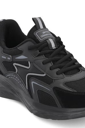 Slazenger SKYLINE I Erkek  Siyah / Koyu Gri Koşu & Yürüyüş Spor Ayakkabısı