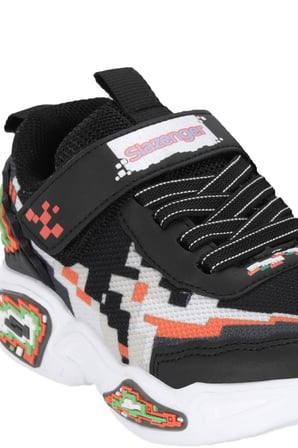 Slazenger NINJA Erkek Çocuk  Siyah / Turuncu Günlük Spor Ayakkabısı
