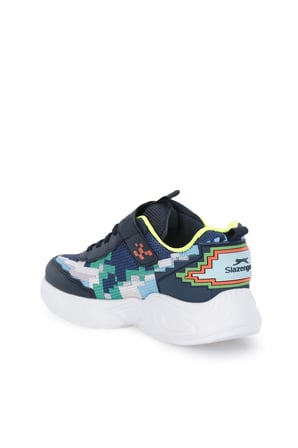 Slazenger NINJA Erkek Çocuk  Navy / Green Günlük Spor Ayakkabısı