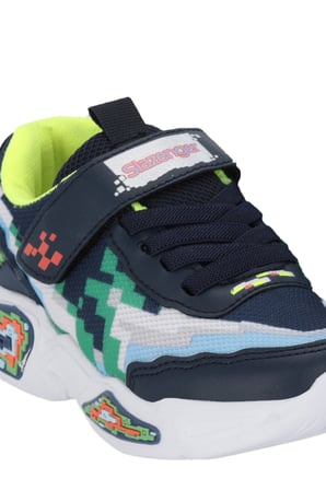Slazenger NINJA Erkek Çocuk  Navy / Green Günlük Spor Ayakkabısı