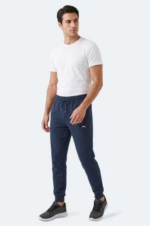 Slazenger OMIROS RBN. I Erkek Cepli Lacivert Eşofman Altı
