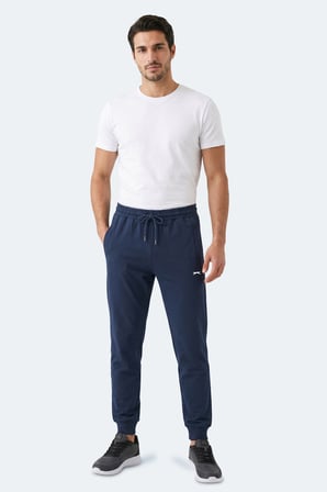 Slazenger OMIROS RBN. I Erkek Cepli Lacivert Eşofman Altı