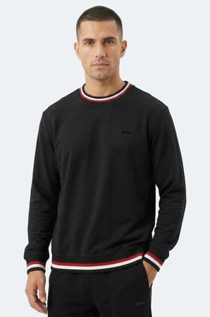 Slazenger KEYSTONE I Erkek  Siyah Sweatshırt