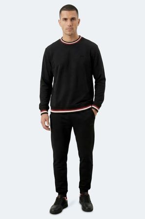 Slazenger KEYSTONE I Erkek  Siyah Sweatshırt