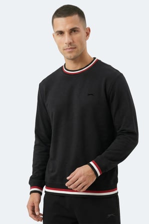 Slazenger KEYSTONE I Erkek  Siyah Sweatshırt