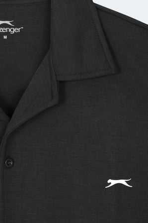 Slazenger KATELIN Erkek  Siyah Gömlek