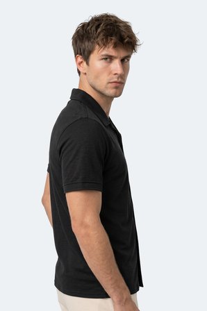 Slazenger KATELIN Erkek  Siyah Gömlek