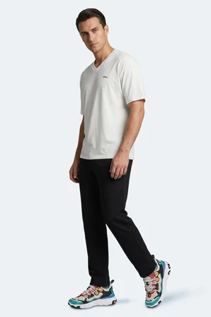 Slazenger KATRE Erkek V Yaka Beyaz Tişört