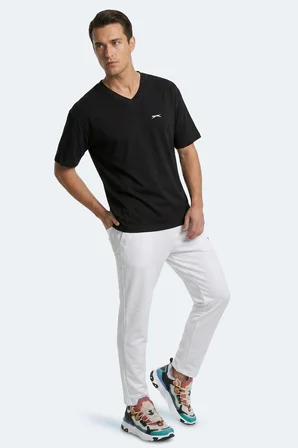 Slazenger KATRE Erkek Oversıze Siyah Tişört