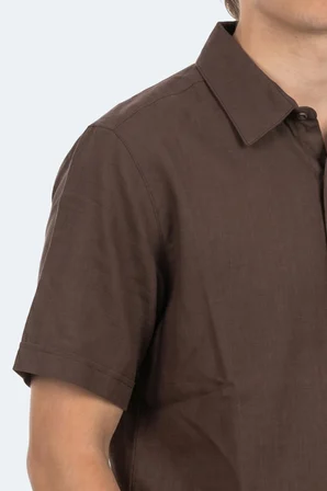Slazenger KIRTIDA Erkek  Kahve Gömlek