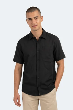 Slazenger KIRTIDA Erkek  Siyah Gömlek