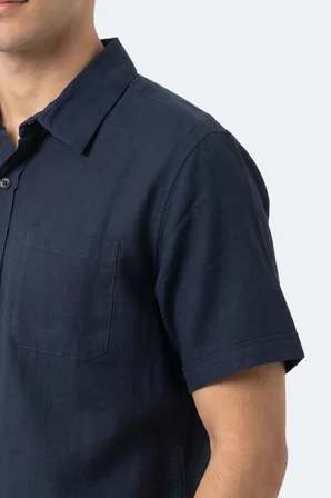 Slazenger KIRTIDA Erkek  Indigo Gömlek