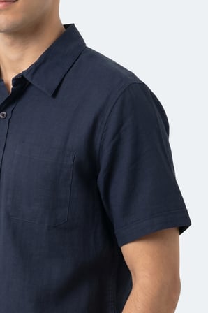 Slazenger KIRTIDA Erkek  Indigo Gömlek