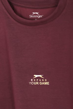 Slazenger KAPA Kadın  Mürdüm Tişört