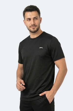 Slazenger KAYDA Erkek  Siyah Tişört