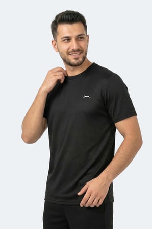 Slazenger KAYDA Erkek  Siyah Tişört