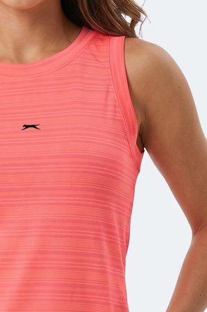 Slazenger KOREY Kadın Kolsuz Fuşya Tişört