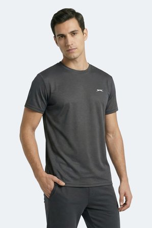 Slazenger KOFONA Erkek  Koyu Gri Tişört