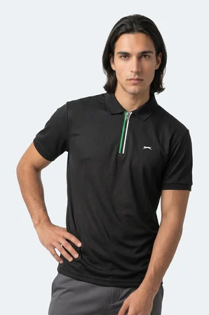 Slazenger KENSHIN Erkek  Siyah Tişört