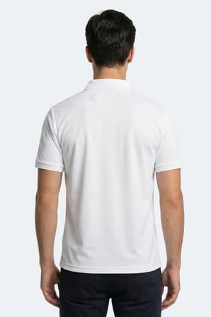 Slazenger KATINA Erkek Polo Yaka Beyaz Tişört