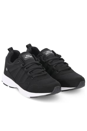 Slazenger POLISH I Erkek  Siyah / Beyaz Koşu & Yürüyüş Spor Ayakkabısı