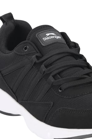 Slazenger POLISH I Erkek  Siyah / Beyaz Koşu & Yürüyüş Spor Ayakkabısı