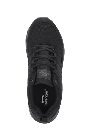 Slazenger POLISH I Erkek Büyük Beden Siyah / Siyah Koşu & Yürüyüş Spor Ayakkabısı