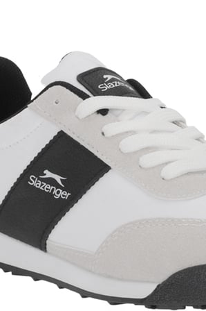Slazenger PLATIN I Erkek  Beyaz / Siyah Günlük Spor Ayakkabısı