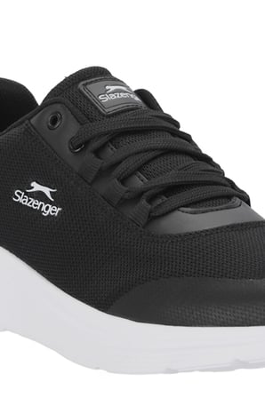 Slazenger PLANK I Erkek Büyük Beden Siyah / Beyaz Koşu & Yürüyüş Spor Ayakkabısı