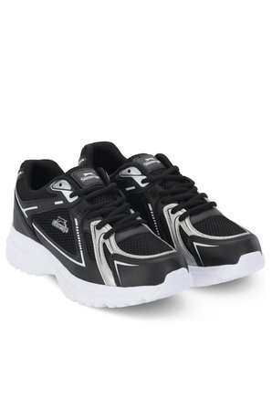 Slazenger OPSIST I Erkek  Siyah / Gümüş Koşu & Yürüyüş Spor Ayakkabısı