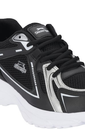 Slazenger OPSIST I Erkek  Siyah / Gümüş Koşu & Yürüyüş Spor Ayakkabısı
